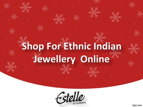 Shop For Ethnic Indian Jewellery Online, Buy Jewellery Online - Estelle.co