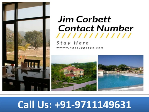 Jim Corbett Contact Number