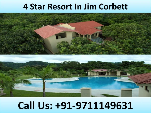 4 Star Resort In Jim Corbett