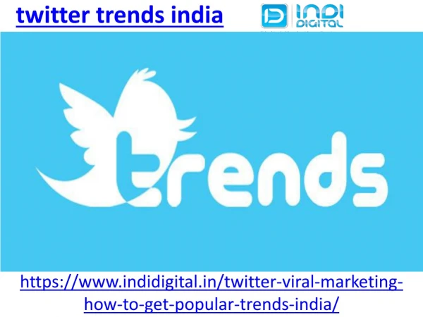 How to get twitter trends in India