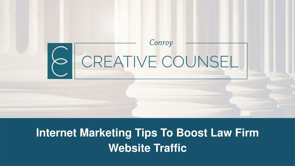 internet marketing tips to boost law firm website