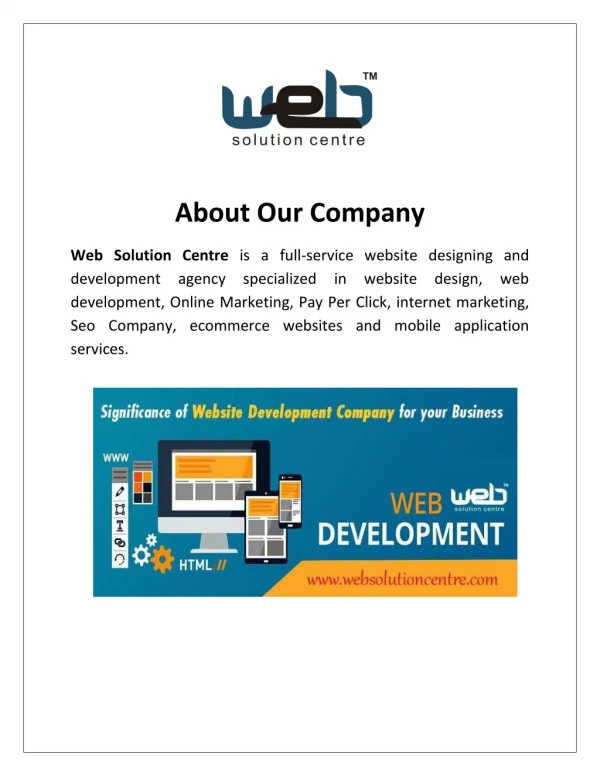 about our company