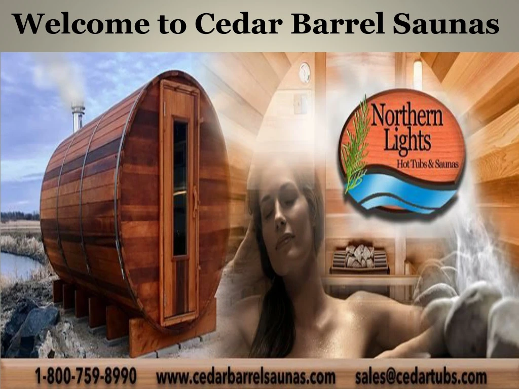 welcome to cedar barrel saunas