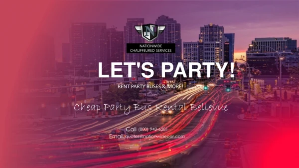 Party Bus Rental Bellevue