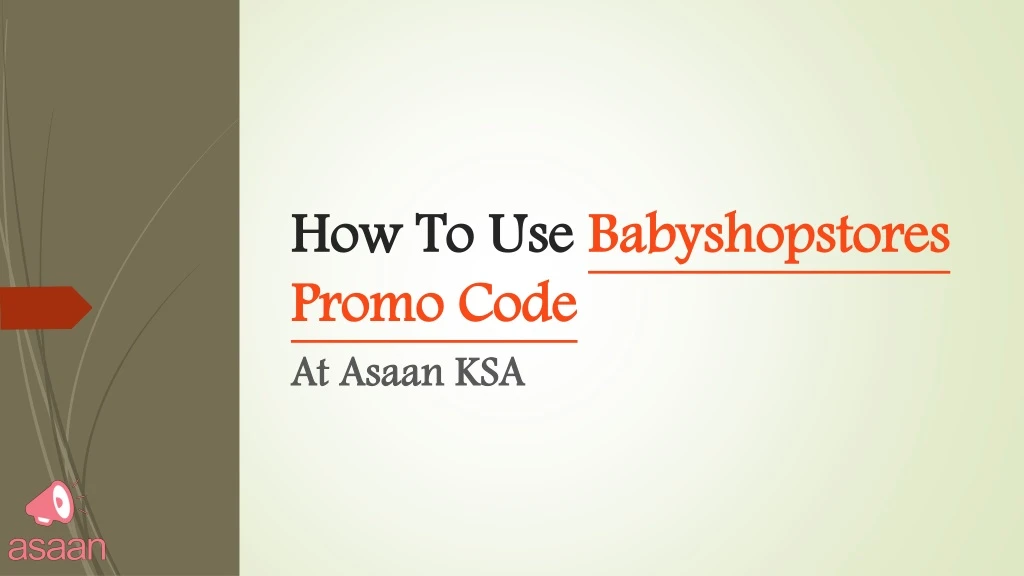 how to use babyshopstores promo code