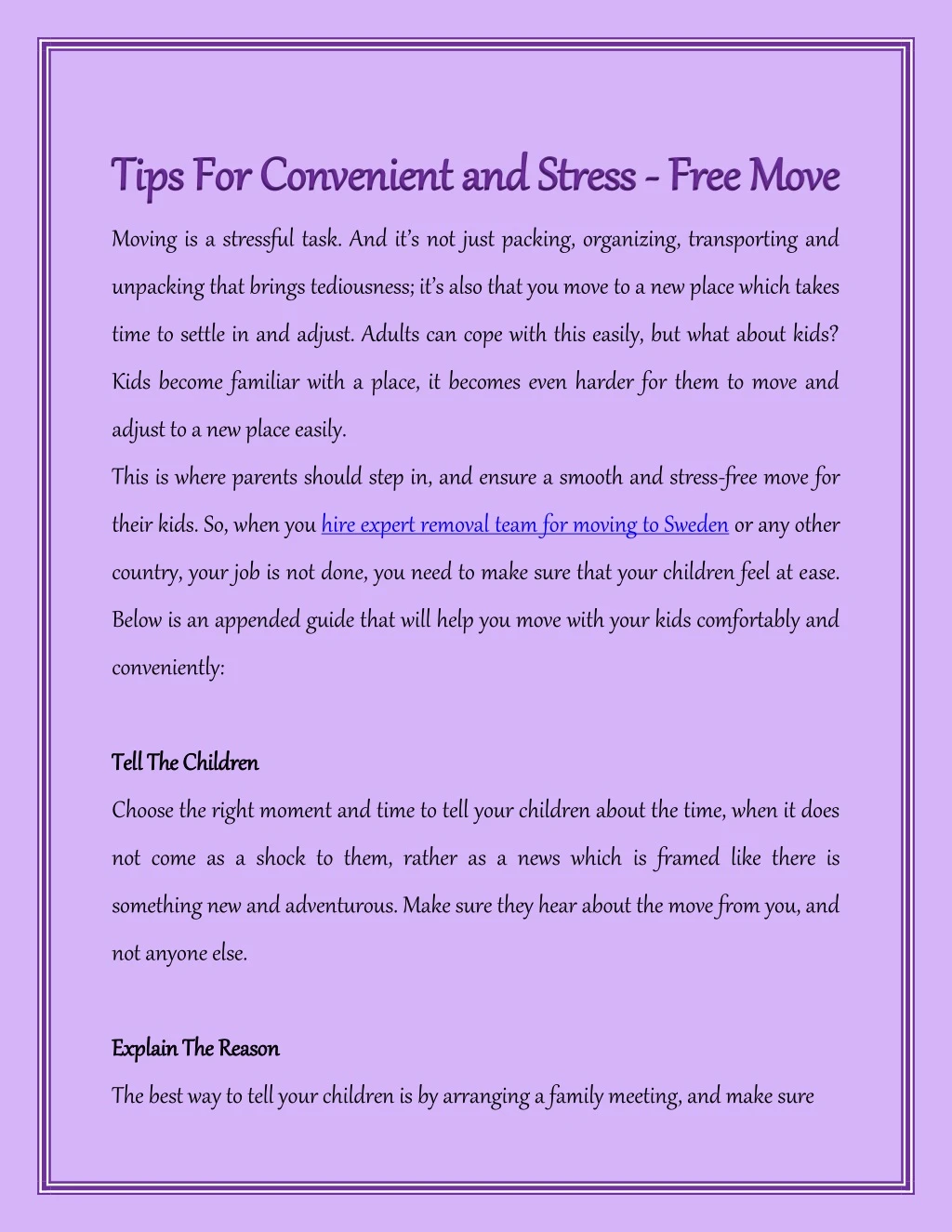 tips tips for convenient for convenient and