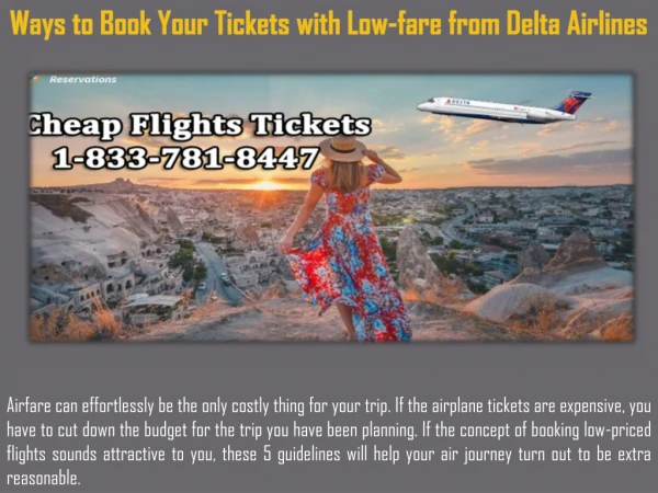 Ways to Book Your Tickets with Low-fare from Delta Airlines