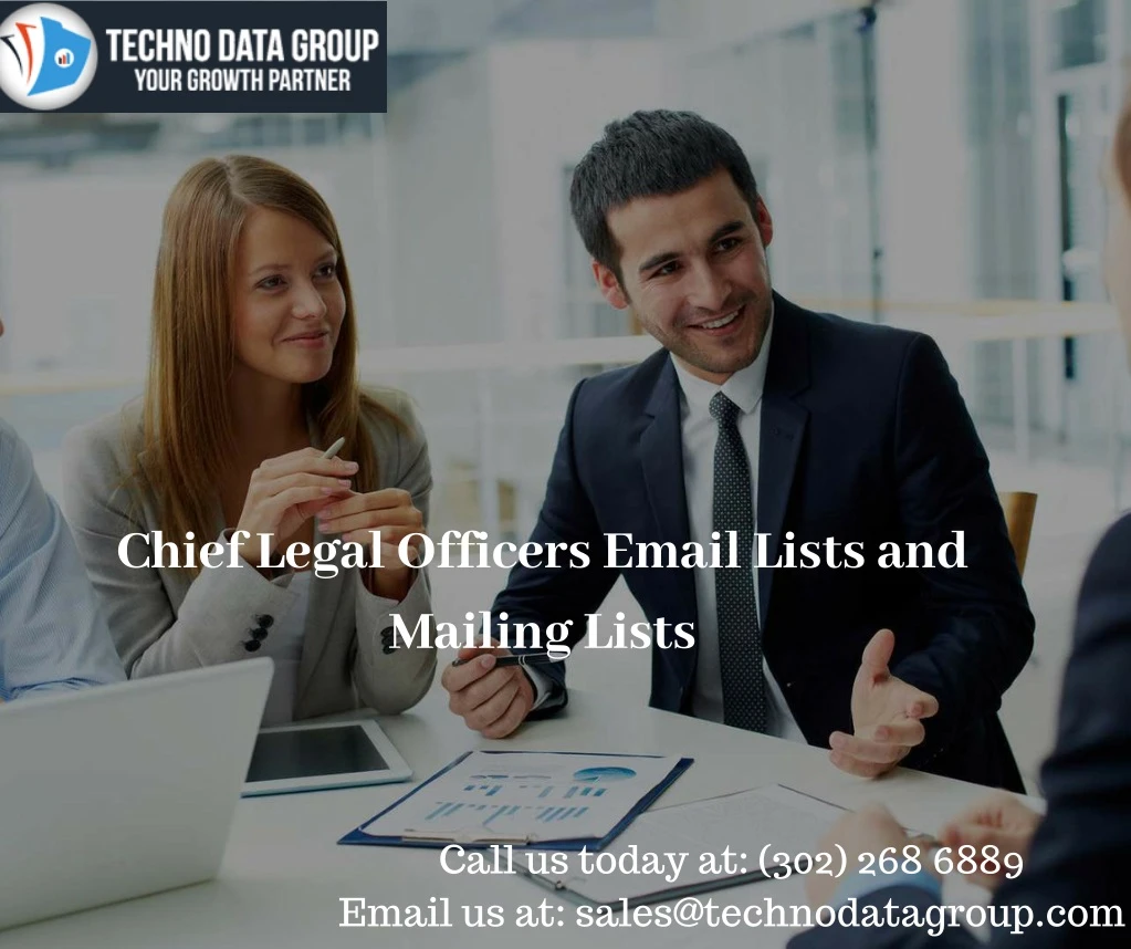 chief legal officers email lists and mailing lists