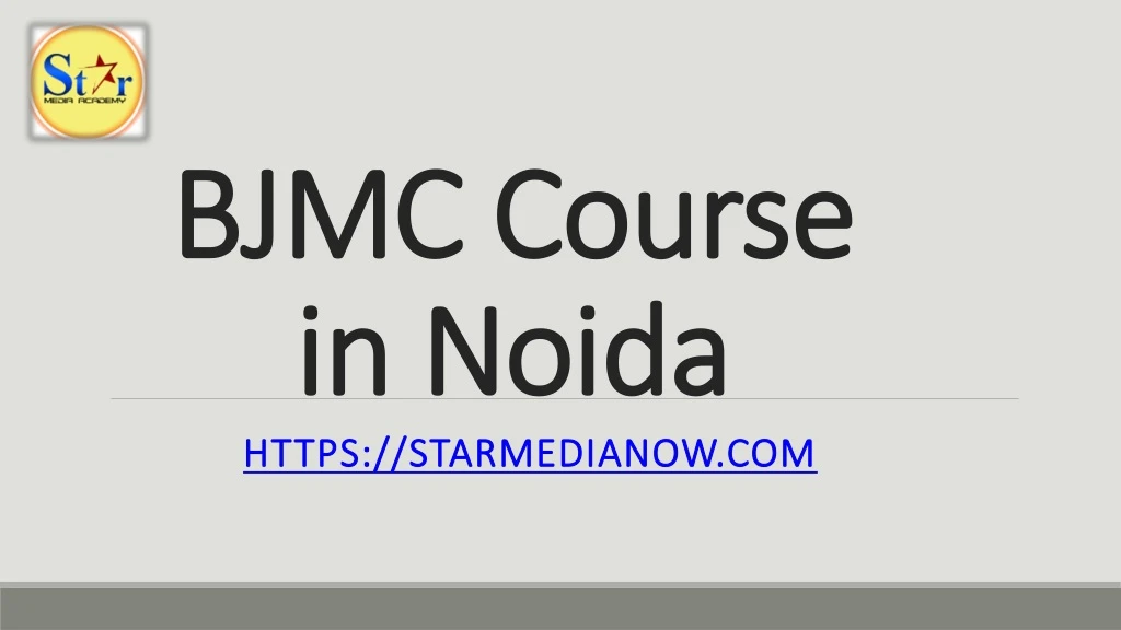 bjmc course in noida