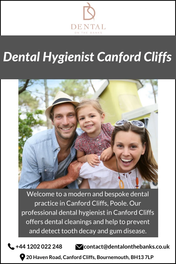 Dental Hygienist Canford Cliffs