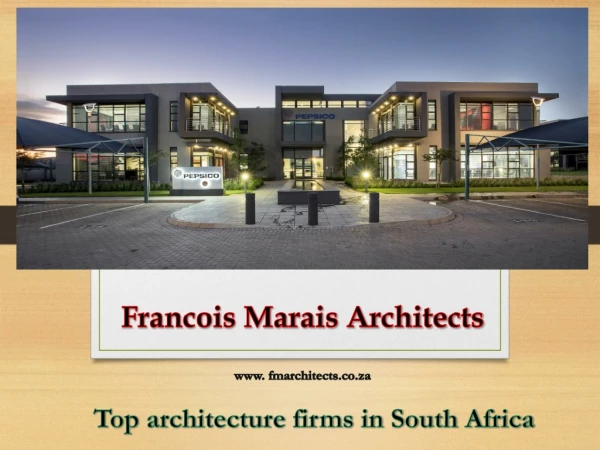 Find the Top architecture firms in south africa