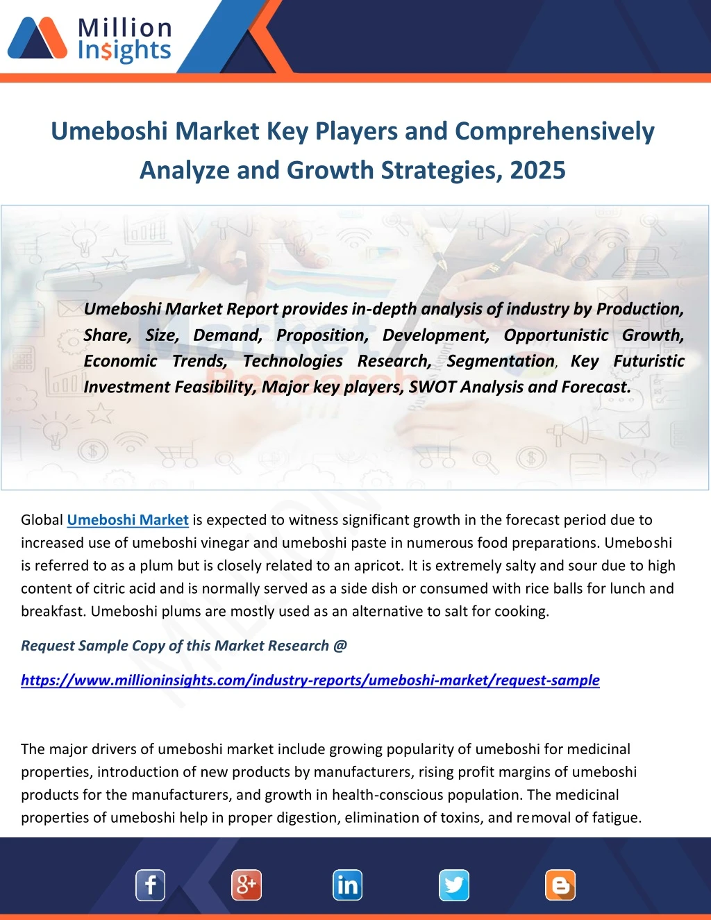 umeboshi market key players and comprehensively