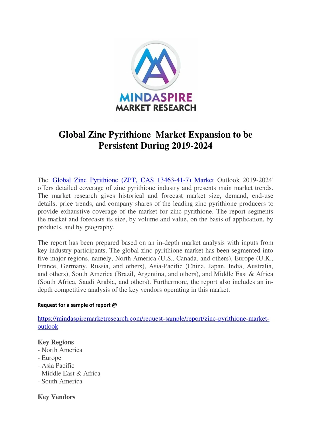 global zinc pyrithione market expansion