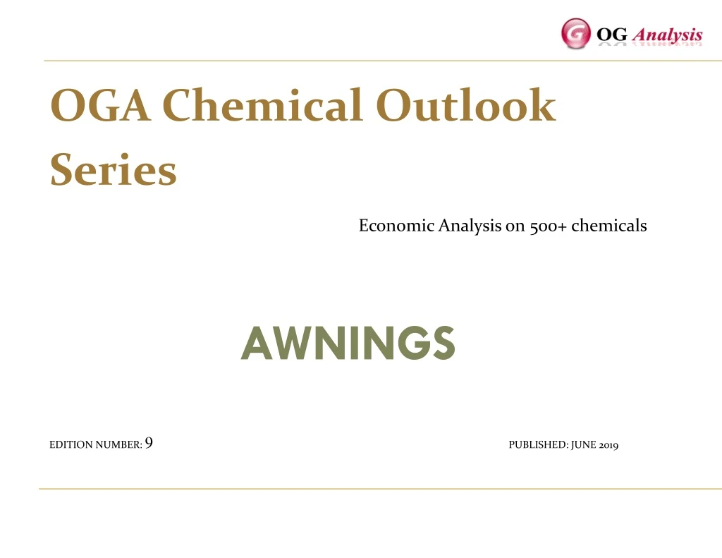 oga chemical outlook series