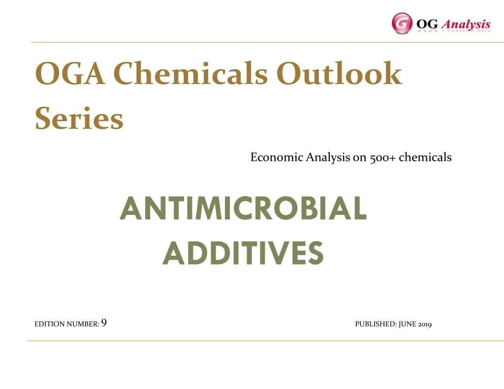 oga chemicals outlook series