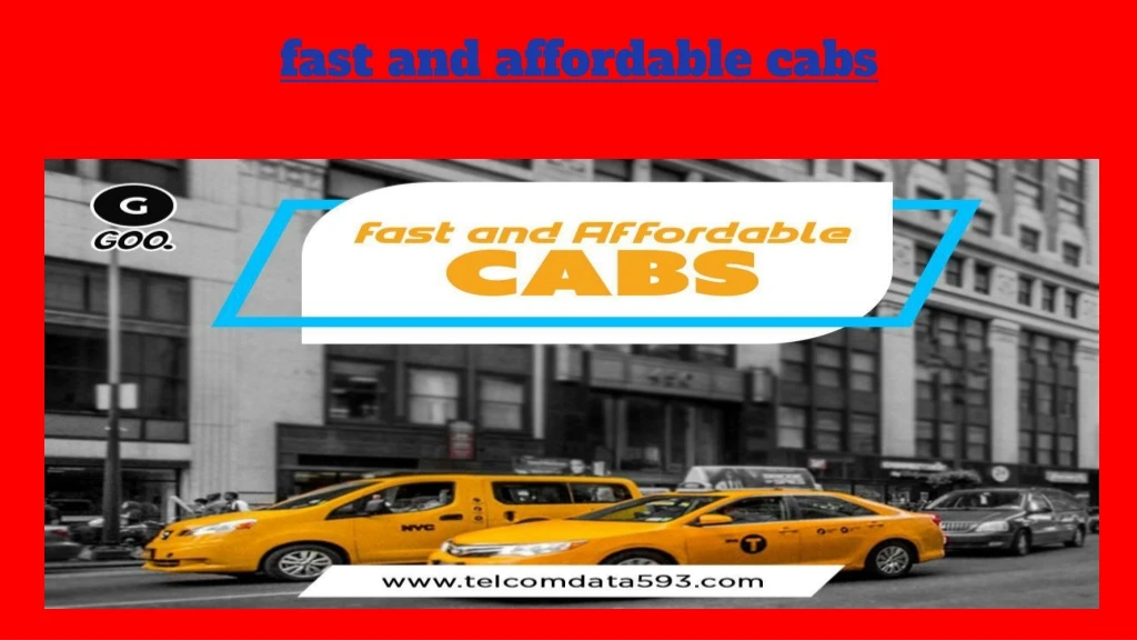 fast and affordable cabs