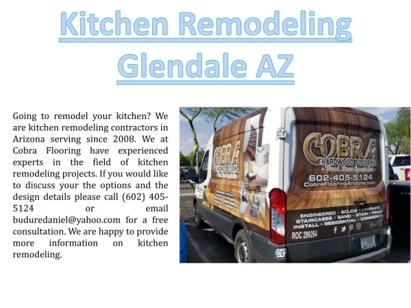Kitchen Remodeling Glendale AZ