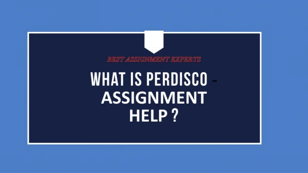 Perdisco-MYOB Assignment Help | Perdisco Practice Sets Help