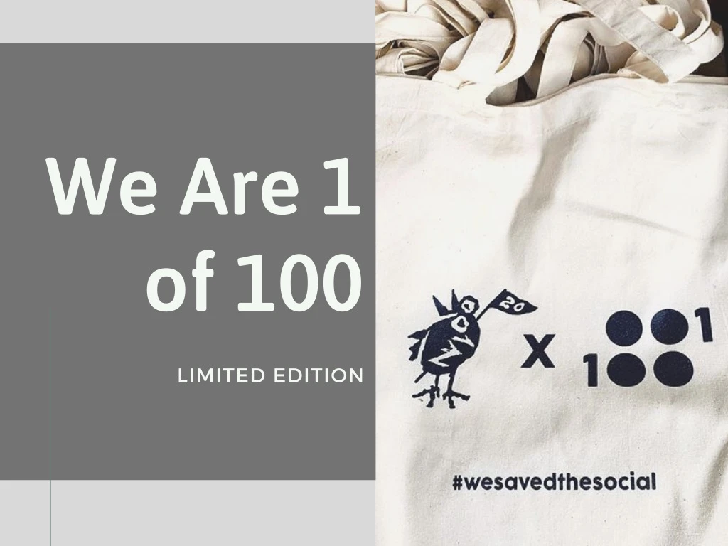 we are 1 of 100