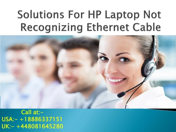 Steps to resolve HP Laptop Not Recognizing Ethernet Cable