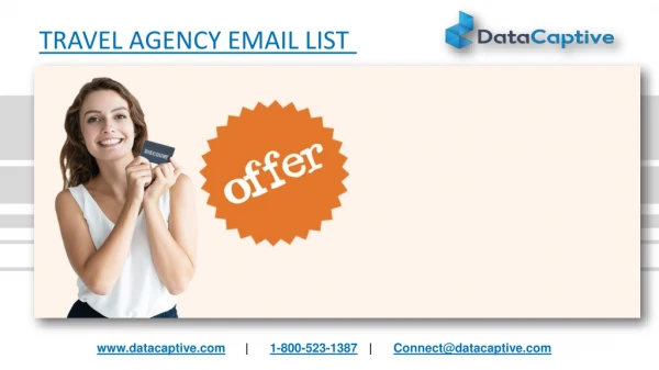 Travel Agency Email List | Travel Agency Mailing Database