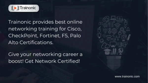 Trainonic - Networking Training Online