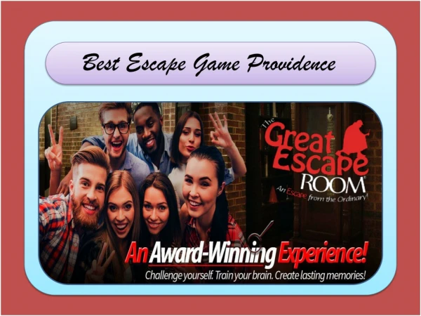 Best Escape Game Providence
