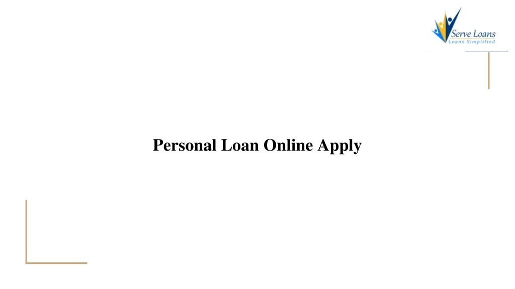 personal loan online apply