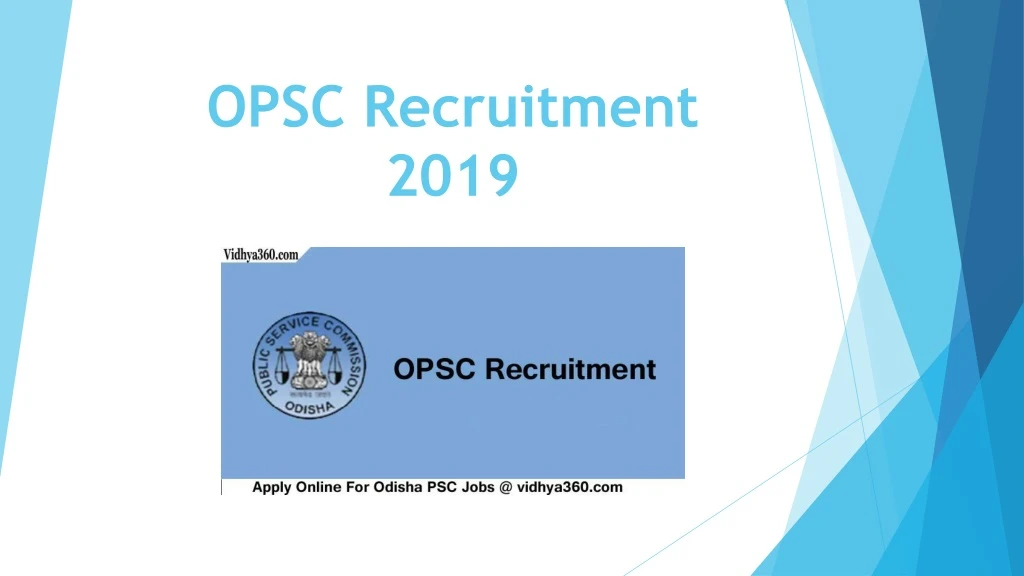 opsc recruitment 2019