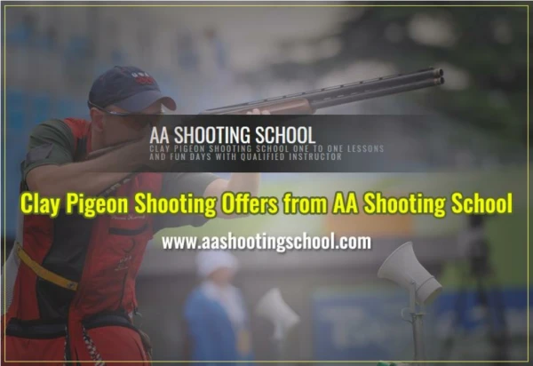 Best Clay Pigeon Shooting Offers and packages in London | AA Shooting School