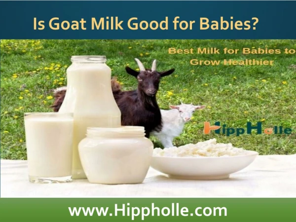 Is Goat Milk Good for Babies?