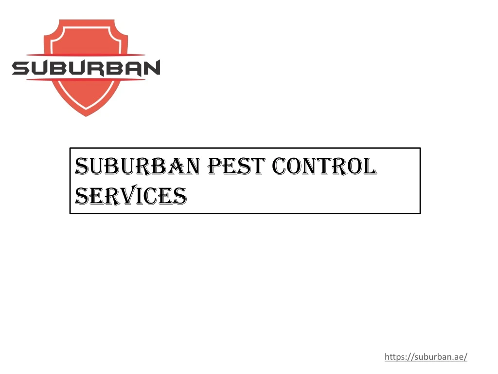 suburban pest control services