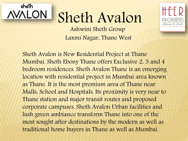 Sheth avalon Laxmi Nagar, Thane | Price, Floor Plan