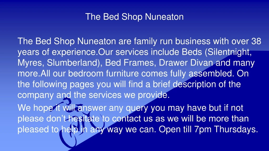 the bed shop nuneaton