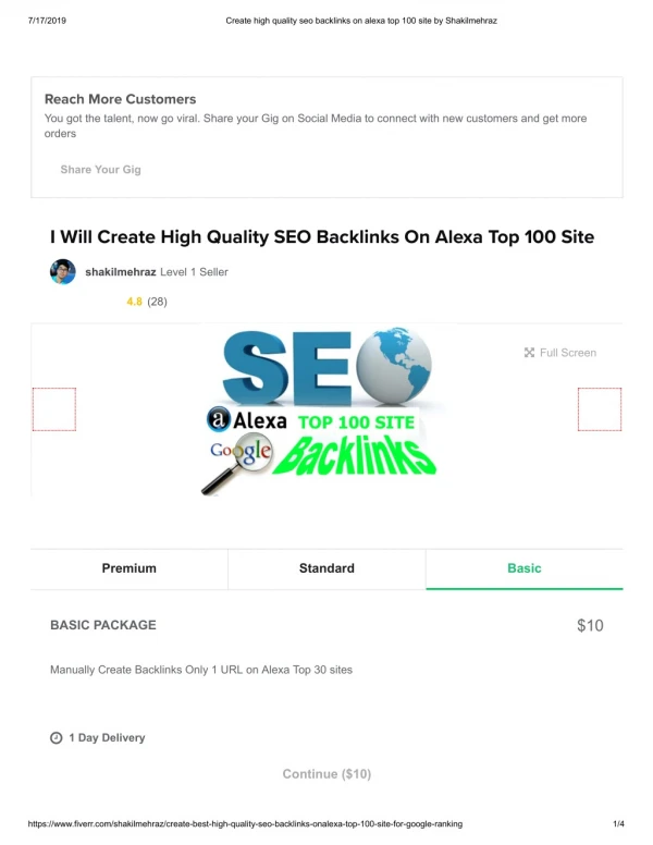 Alexa Backlinks Service High Quality SEO