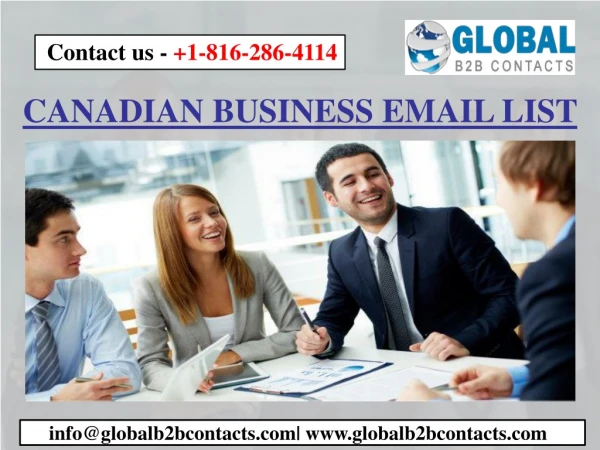 CANADIAN BUSINESS EMAIL LIST