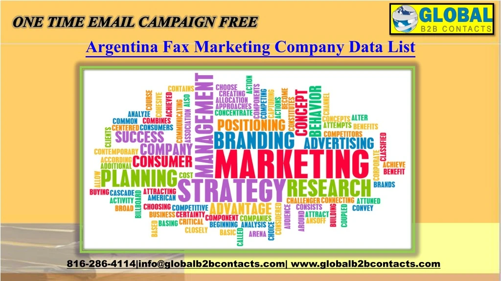 one time email campaign free