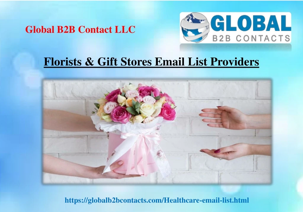florists gift stores email list providers