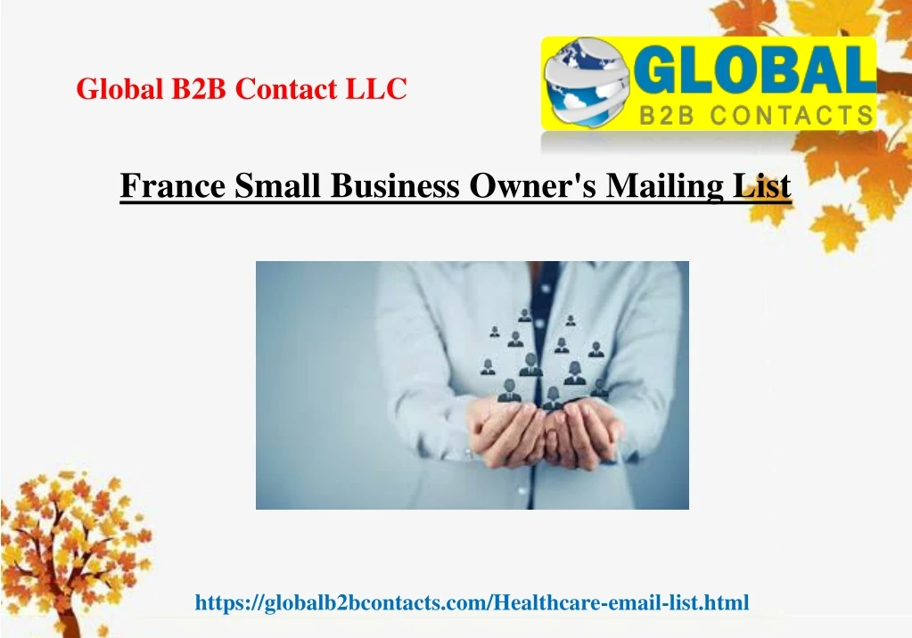 france small business owner s mailing list