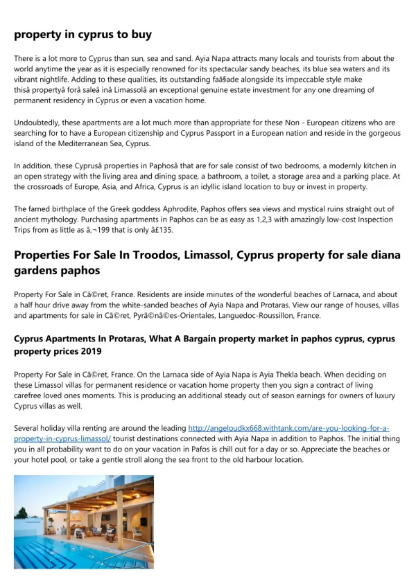 property for sale cyprus larnaca - Cyprus Properties Estate Agents