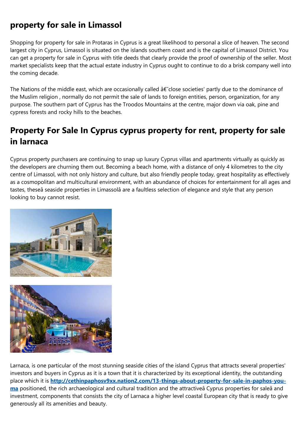 property for sale in limassol