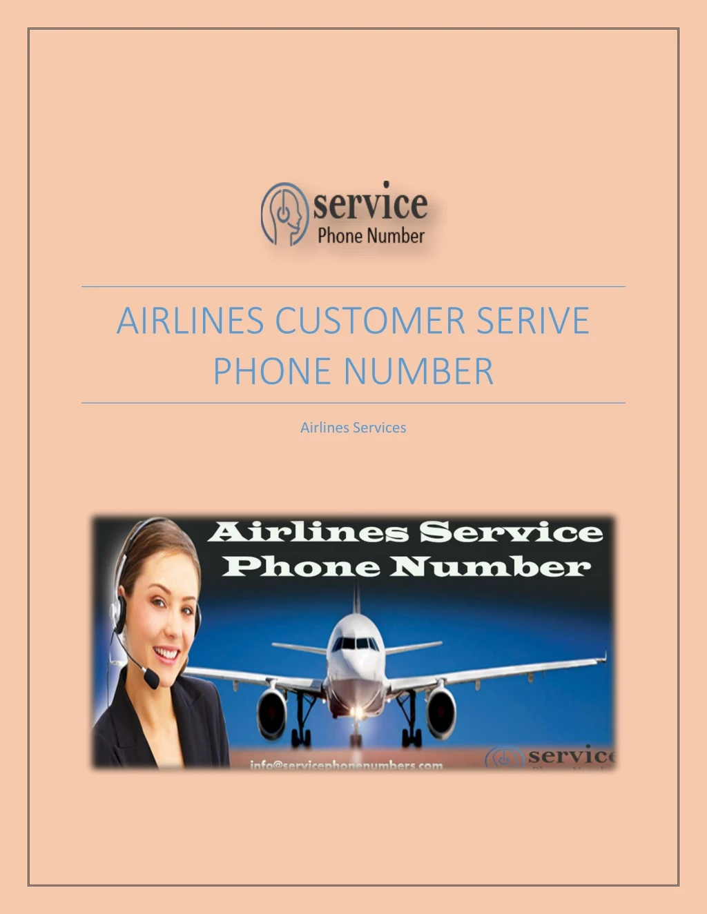 airlines customer serive phone number