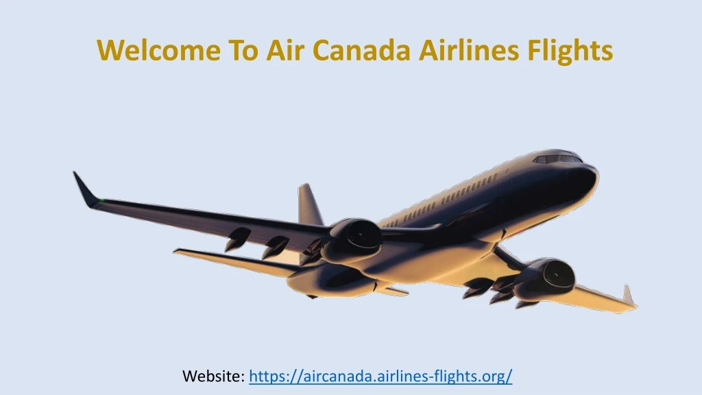 welcome to air canada airlines flights