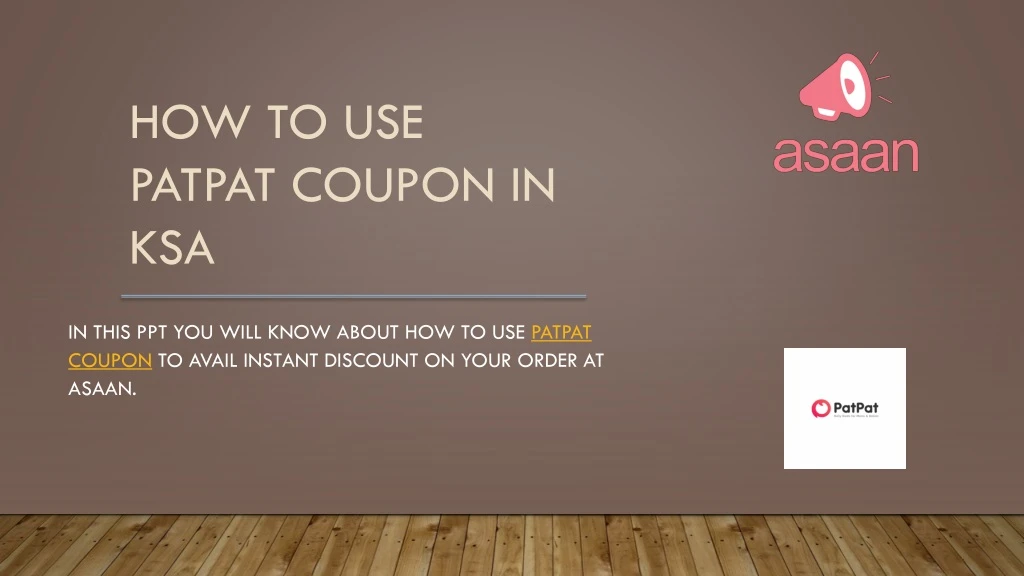 how to use patpat coupon in ksa