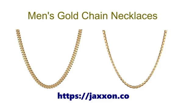 Men's Gold Chain Necklaces | Gold Necklace For Men