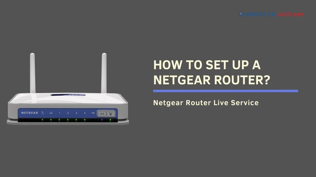 how to set up a netgear router