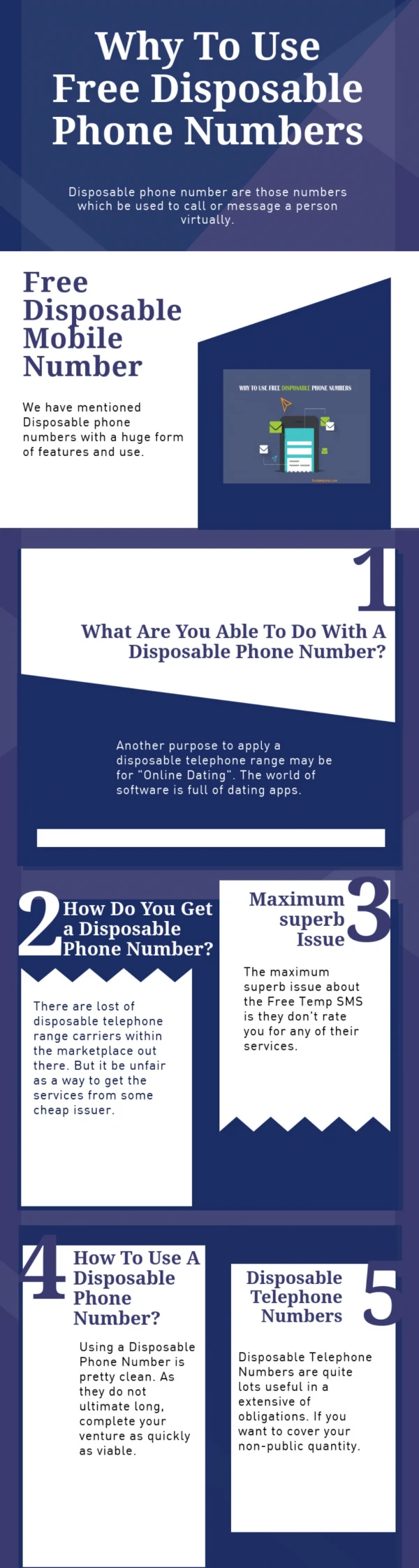 Disposable Mobile Number For Verification