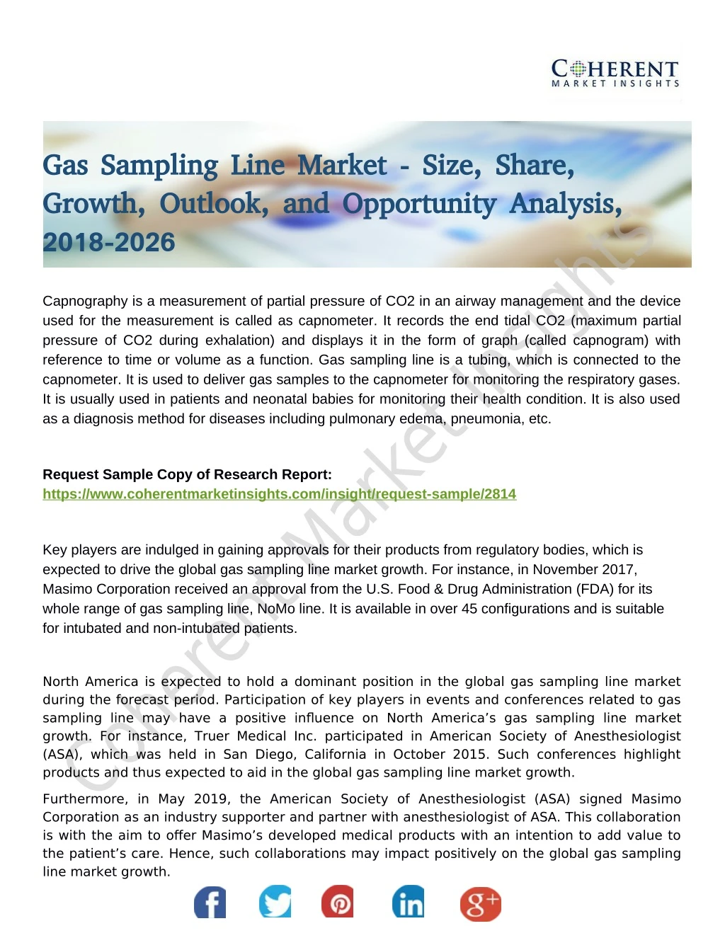 gas sampling line market size share gas sampling