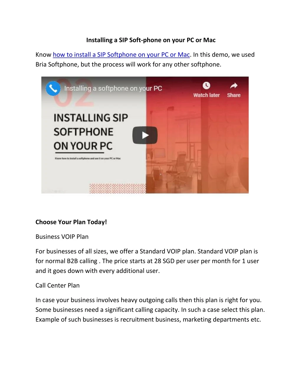 installing a sip soft phone on your pc or mac