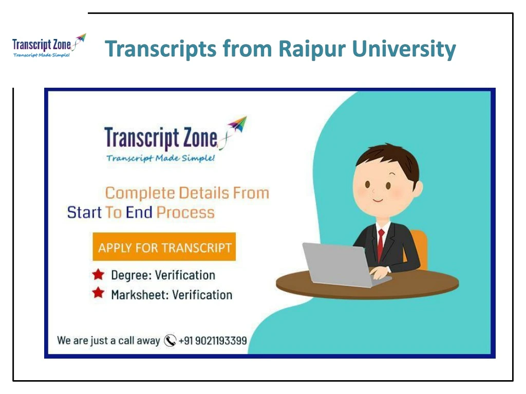 transcripts from raipur university